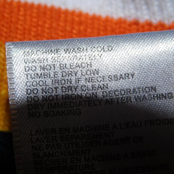 ENYCE mens L Blue Rainbow Cuff Hem Full Zip Track Jacket - Picture 7 of 15